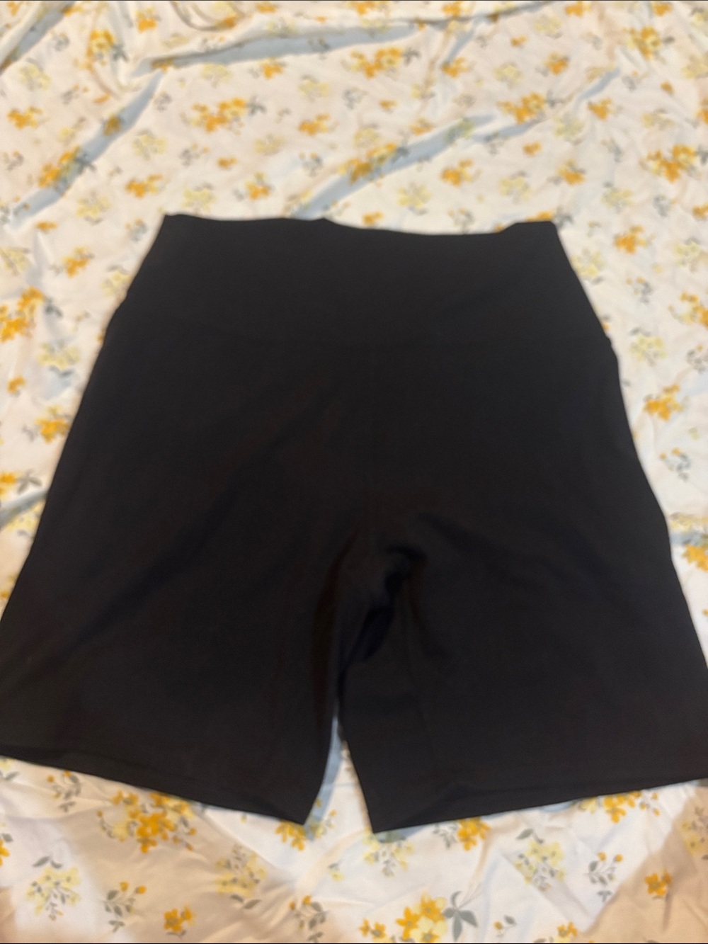RBX Black High-Rise Bike Shorts
